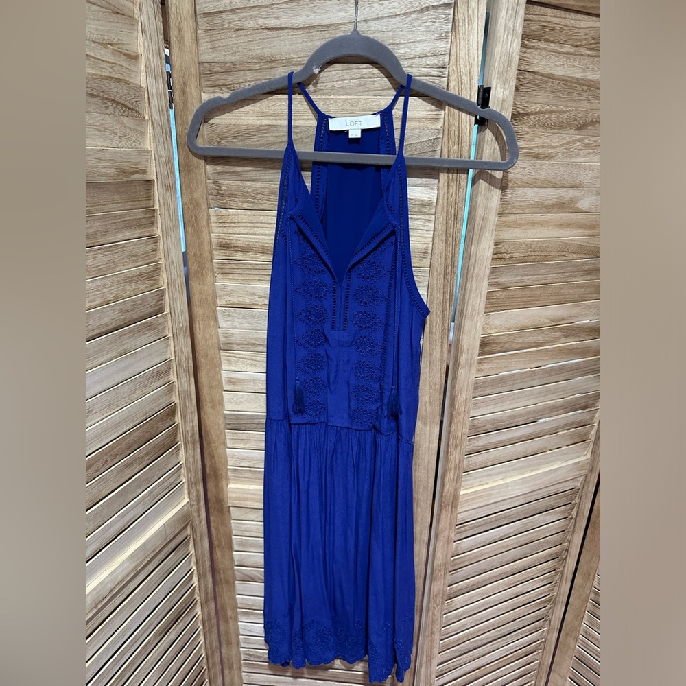 Loft flowy suddenly high low dress